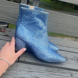 Betsey Johnson Rhinestone Bootie